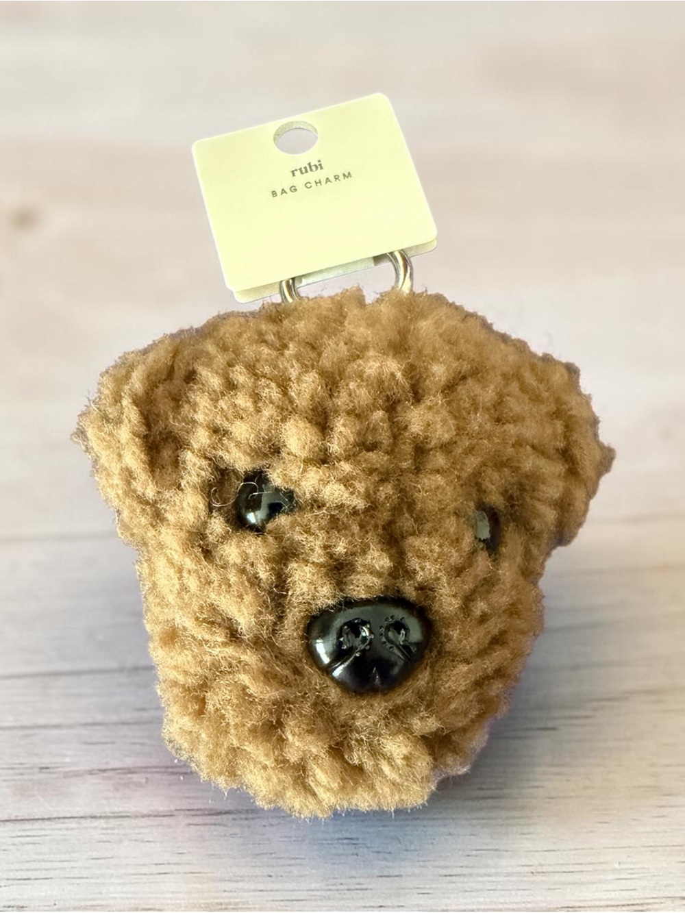 🎁 FREE W PURCHASE when BUNDLED  🎁 rubi Brown Teddy Bear Bag Charm